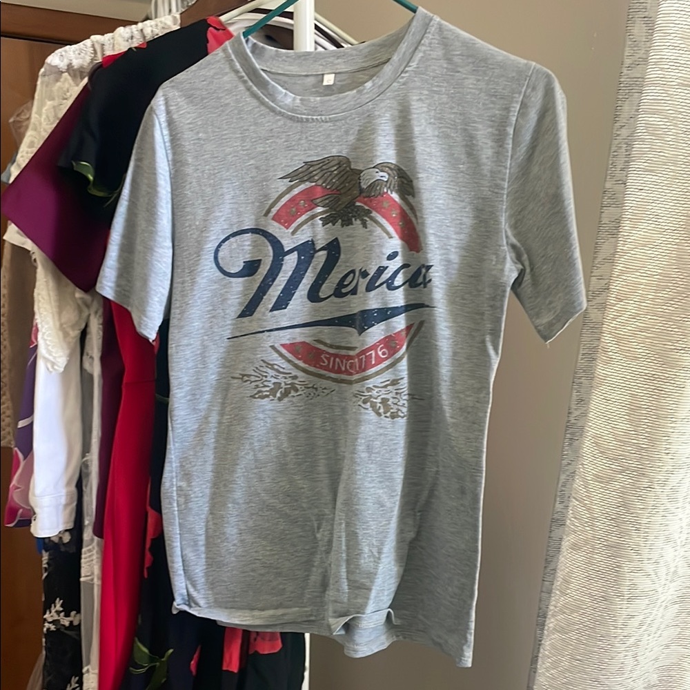 Gray Graphic Tee